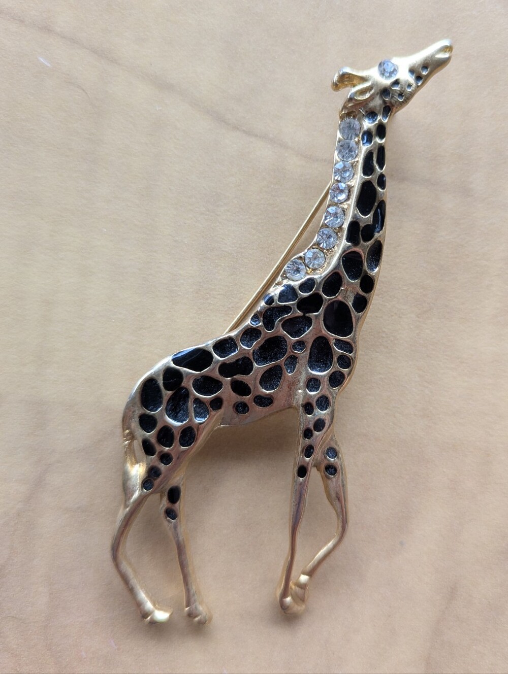 Silver Toned Vintage Giraffe Pin Brooch. Excellent Condition - Picture 1 of 2